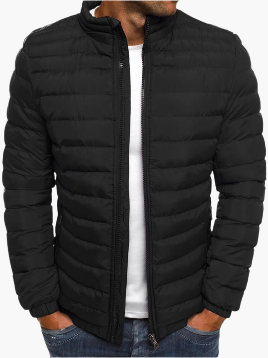 Men's Modern Quilted Lightweight Puffer Jacket for Everyday Casual and Outdoor Wear