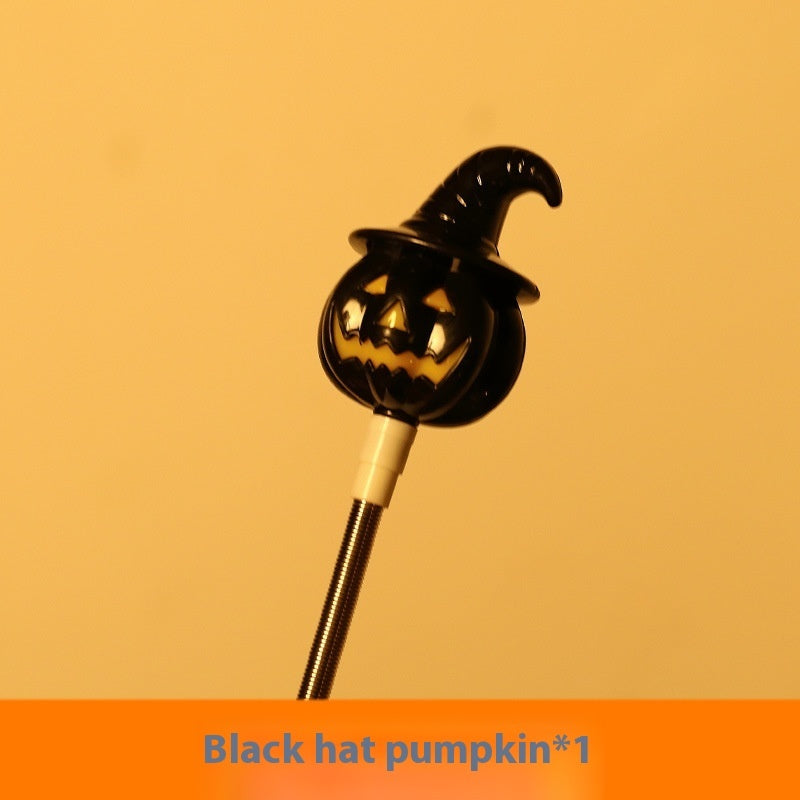 Halloween Luminous Hand Crank Shaker Wand for Kids and Parties