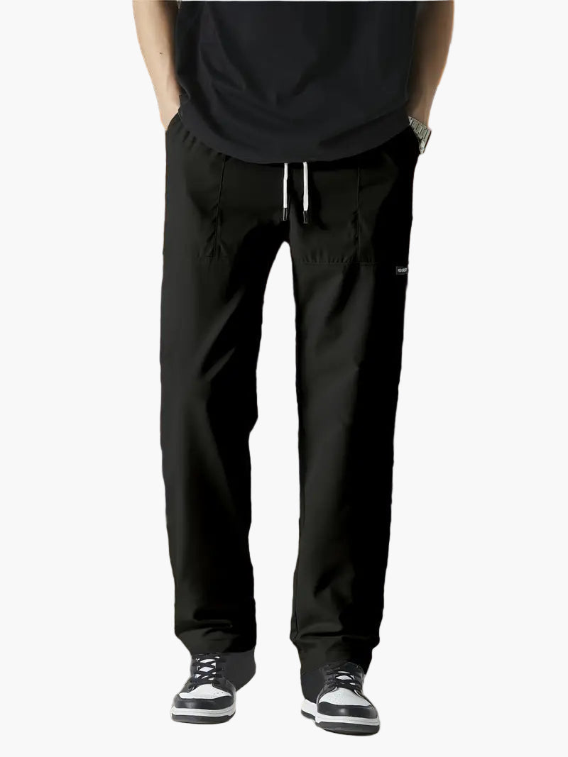 Men's Classic Straight-Leg Jogger Pants for Everyday Comfort and Style