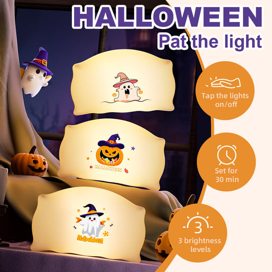 Halloween Pat Light Night Lamp – Spooky LED Decor for Kids & Parties