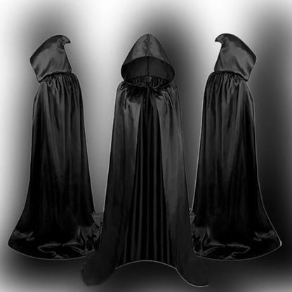 Halloween Unisex Vampire Reversible Hooded Cape Costume for Parties and Dress-Up