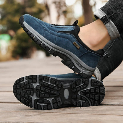 Men's Orthopedic Slip-On Walking Shoes for Outdoor Comfort and Support