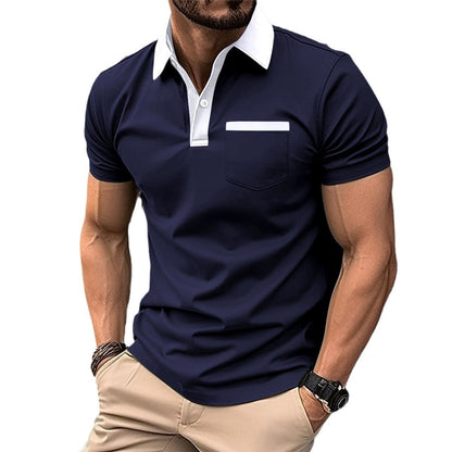 Malcolm – Slim Fit Short-Sleeved Polo Shirt for Men