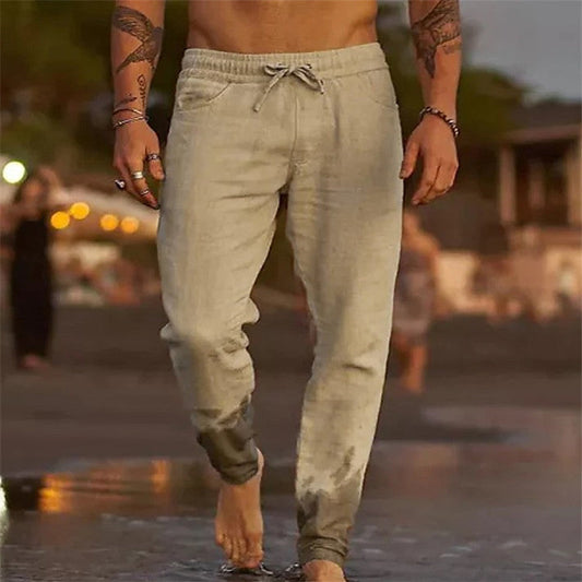 Fred – Men's Solid Color Casual Pants