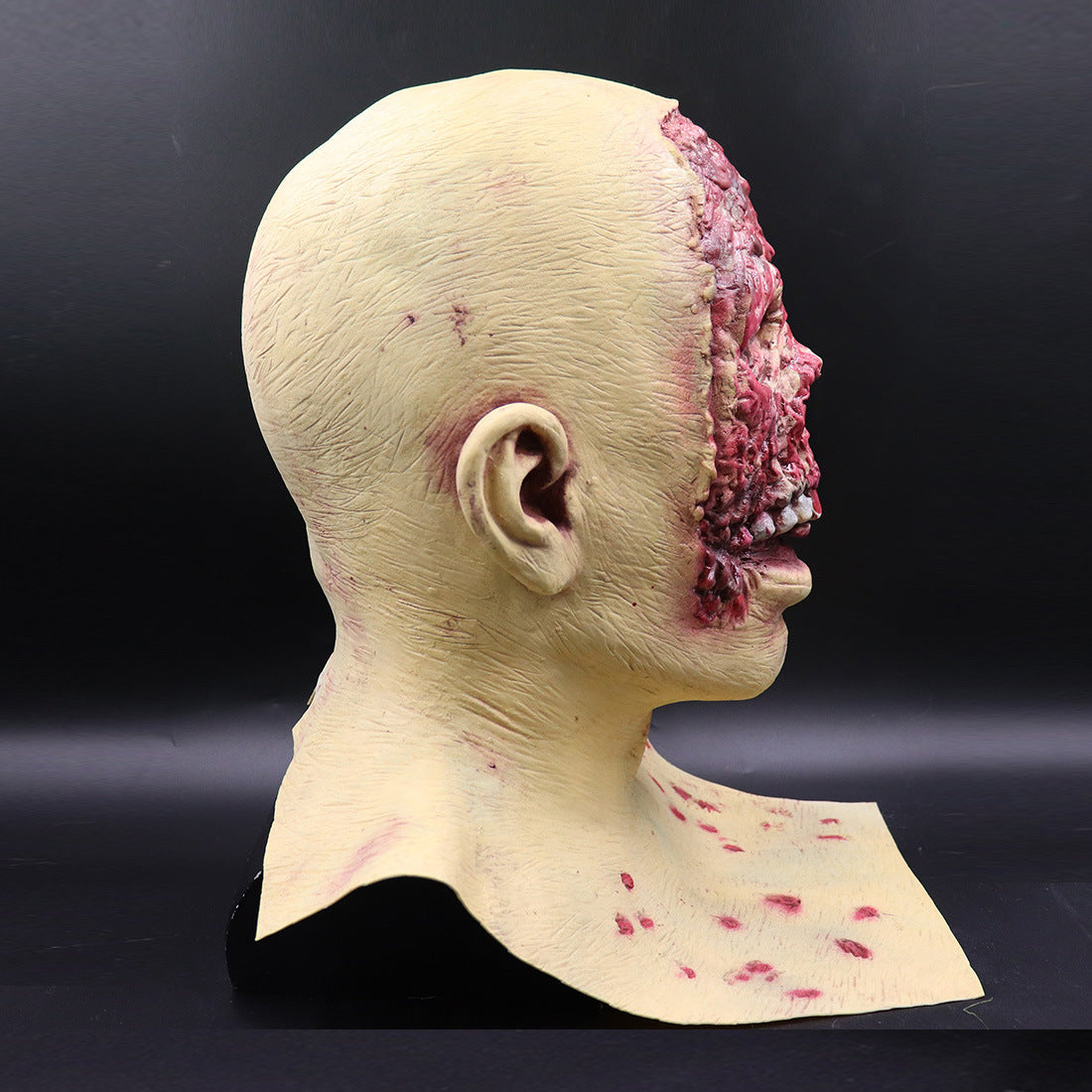 Halloween Scary Zombie Skull Latex Mask for Adults – Full Head Costume Accessory