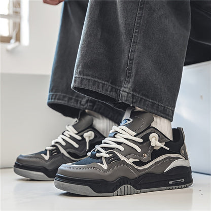 Men's Casual Geometric Pattern Sports Sneakers – Fashion Street Style