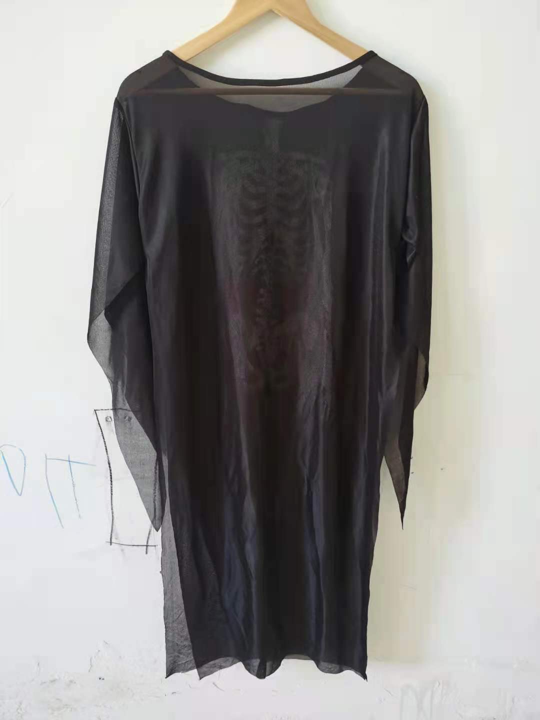 Halloween Skeleton Print Costume Dress for Kids - Spooky Party Outfit