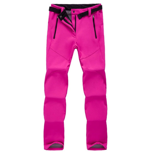Men's Outdoor Waterproof Hiking Pants – Tactical Fleece-Lined Trekking Trousers