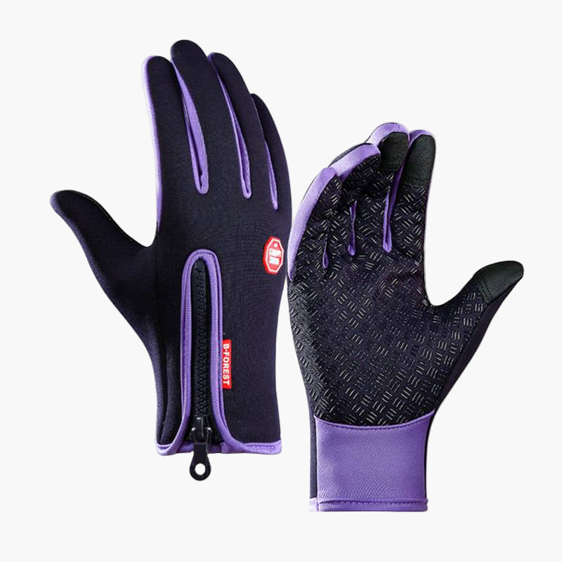 Men's and Women's Winter Outdoor Sports Gloves Windproof Waterproof Thermal Fleece Lined