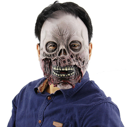 Halloween Men's Vampire Demon Full Head Mask Costume Accessory