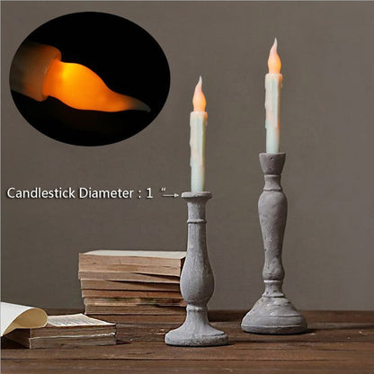 Halloween Floating LED Candles with Magic Wand Remote - Spooky Party Decorations Set