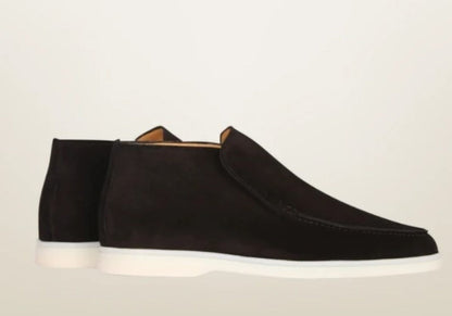 Catherine – Retro Flat Ankle-length Loafers