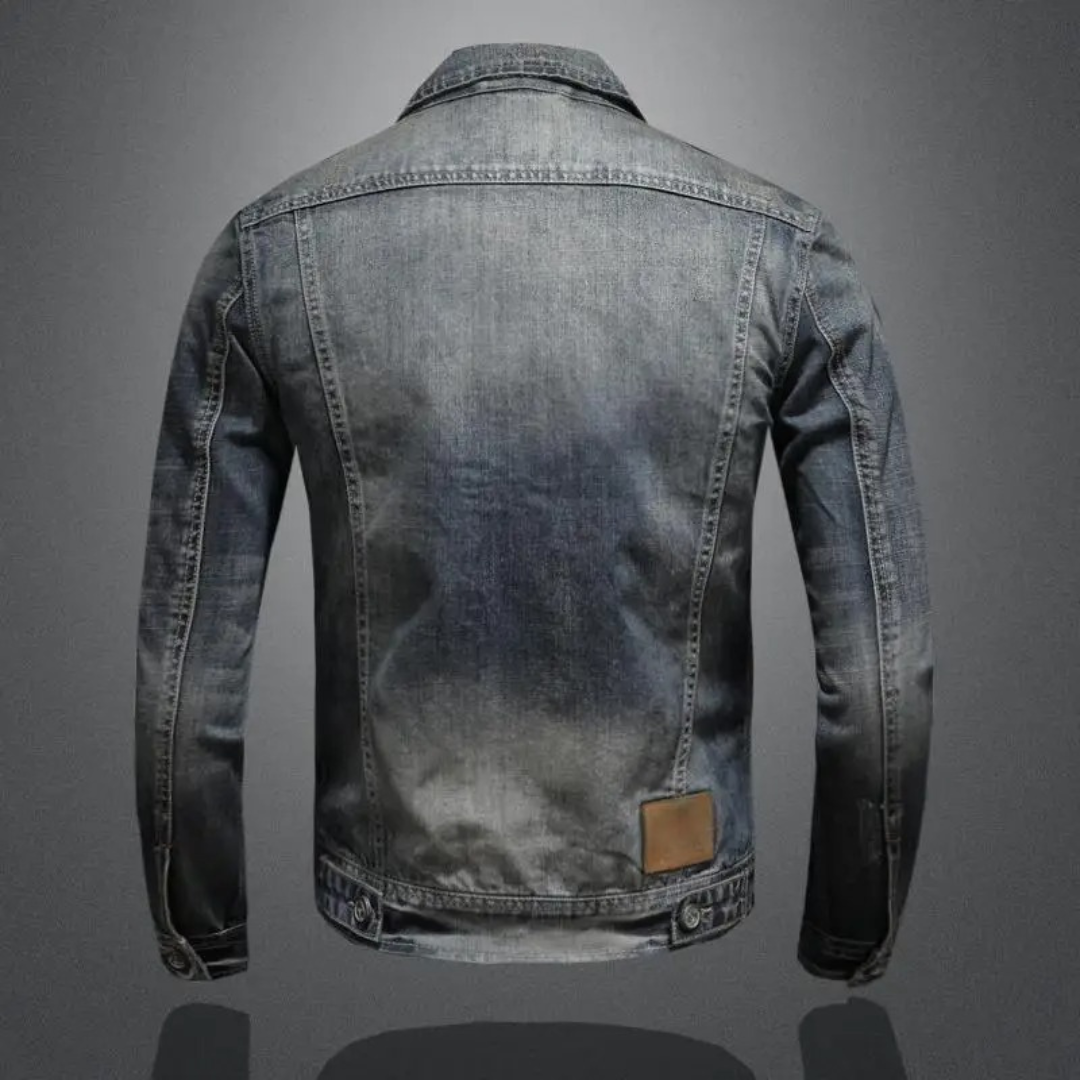 Men's Classic Denim Jacket for Everyday Style and Versatile Layering