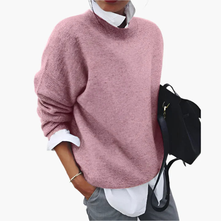 Women's Casual Relaxed Fit Sweater Pullover – Modern Everyday Style