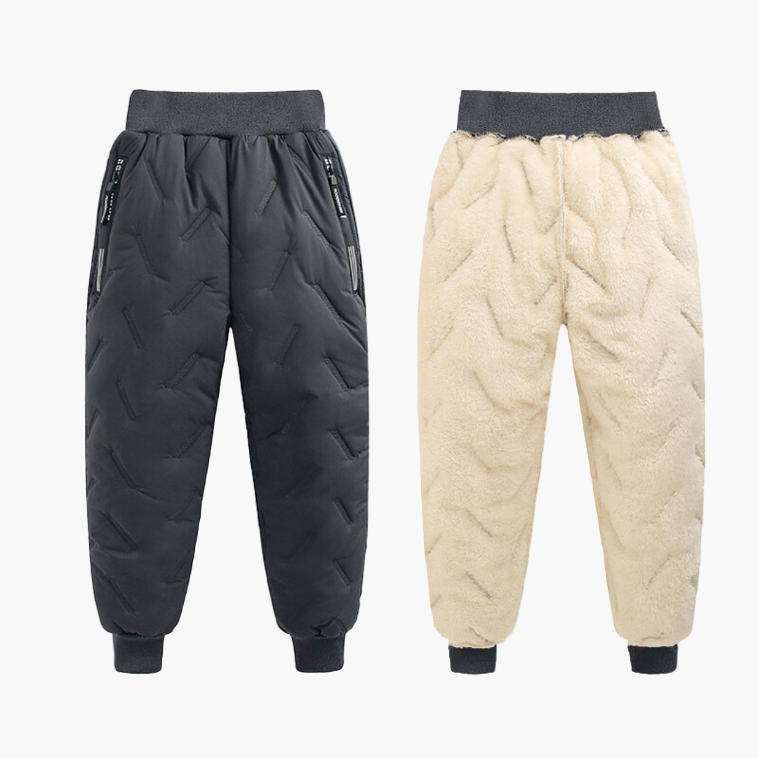 Kids' Outdoor Winter Pants - Water-Resistant, Fleece-Lined, Windproof, Adventure-Ready