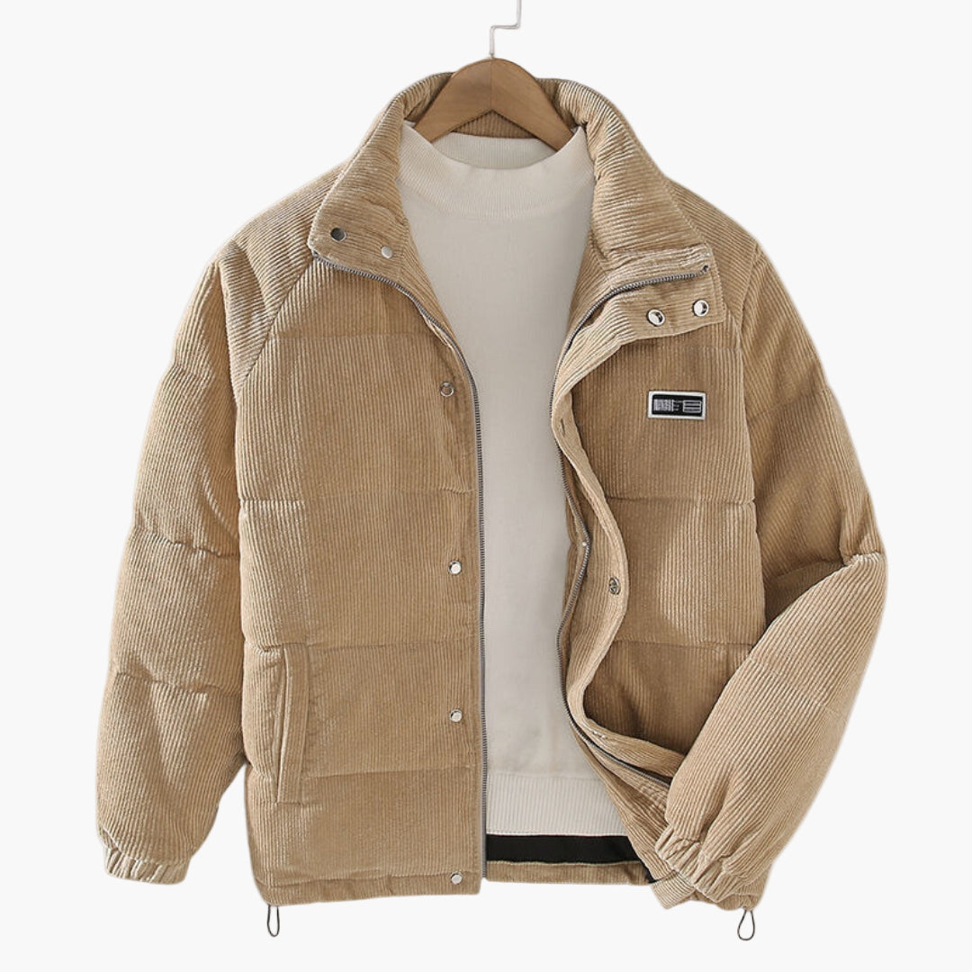 Men's Stylish Winter Puffer Jacket for Urban and Outdoor Use
