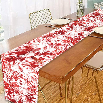 Halloween Bloody Table Runner for Spooky Party Decorations