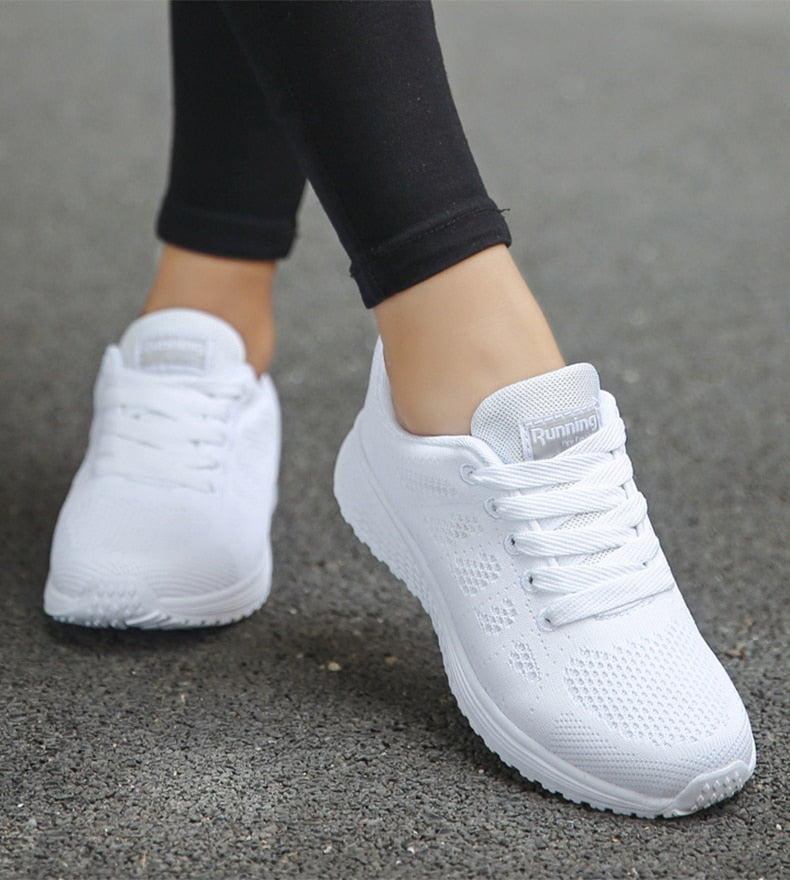 Women's Lightweight Breathable Running Sneakers - Athletic Comfort Shoes