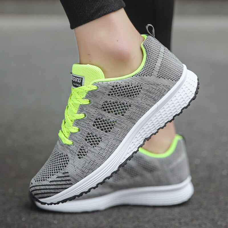 Women's Lightweight Breathable Running Sneakers - Athletic Comfort Shoes