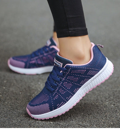 Women's Lightweight Breathable Running Sneakers - Athletic Comfort Shoes