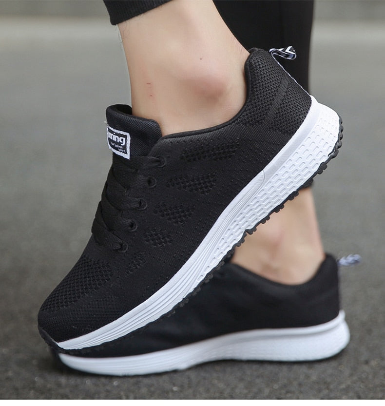 Women's Lightweight Breathable Running Sneakers - Athletic Comfort Shoes