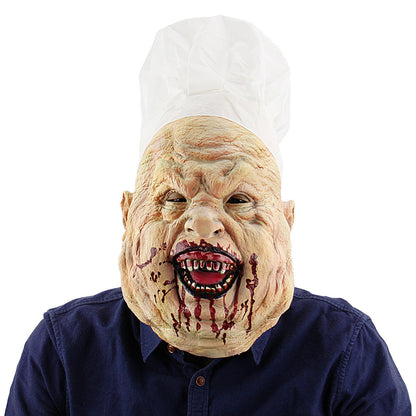 Halloween Men's Vampire Demon Full Head Mask Costume Accessory