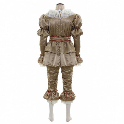 Halloween Pennywise Clown Costume Set for Adults – Scary Party Cosplay Outfit
