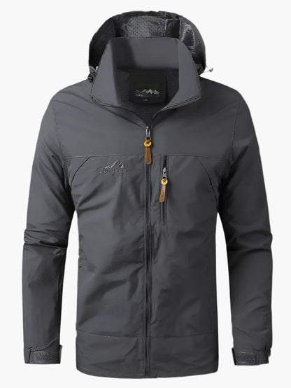 Men's Outdoor Waterproof Windproof Hiking Jacket – Adventure Ready Functional Outerwear