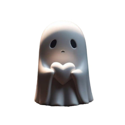 Halloween Ghost Resin Figurine - Funny Spooky Decoration for Parties & Home
