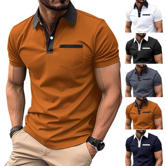 Malcolm – Slim Fit Short-Sleeved Polo Shirt for Men