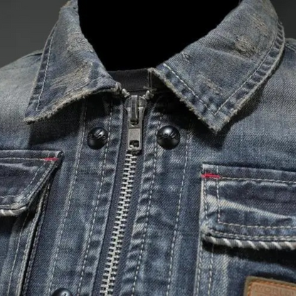 Men's Classic Denim Jacket for Everyday Style and Versatile Layering