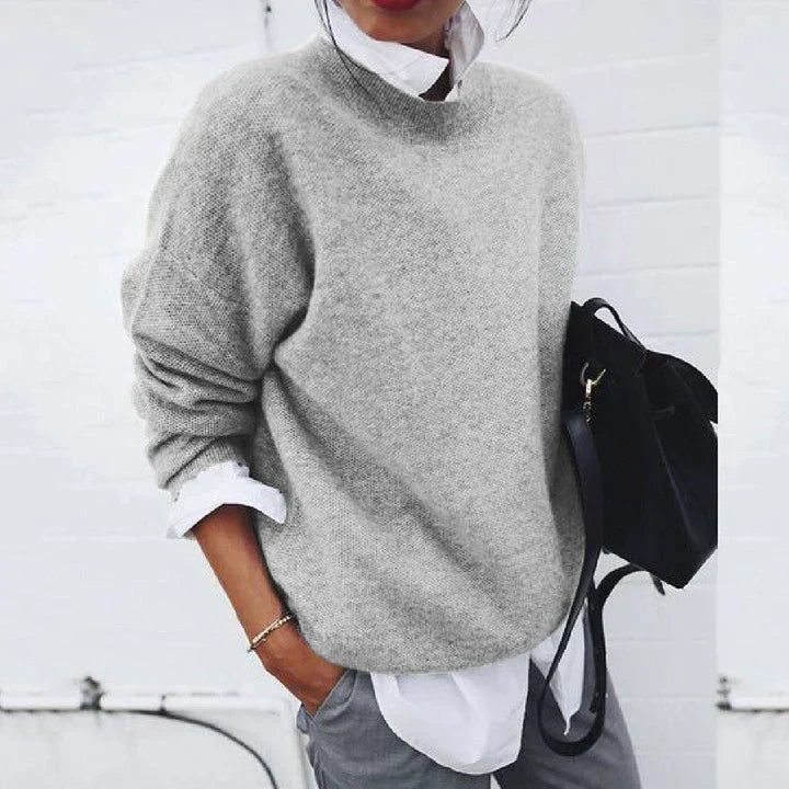 Women's Casual Relaxed Fit Sweater Pullover – Modern Everyday Style