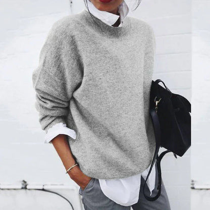 Women's Casual Relaxed Fit Sweater Pullover – Modern Everyday Style