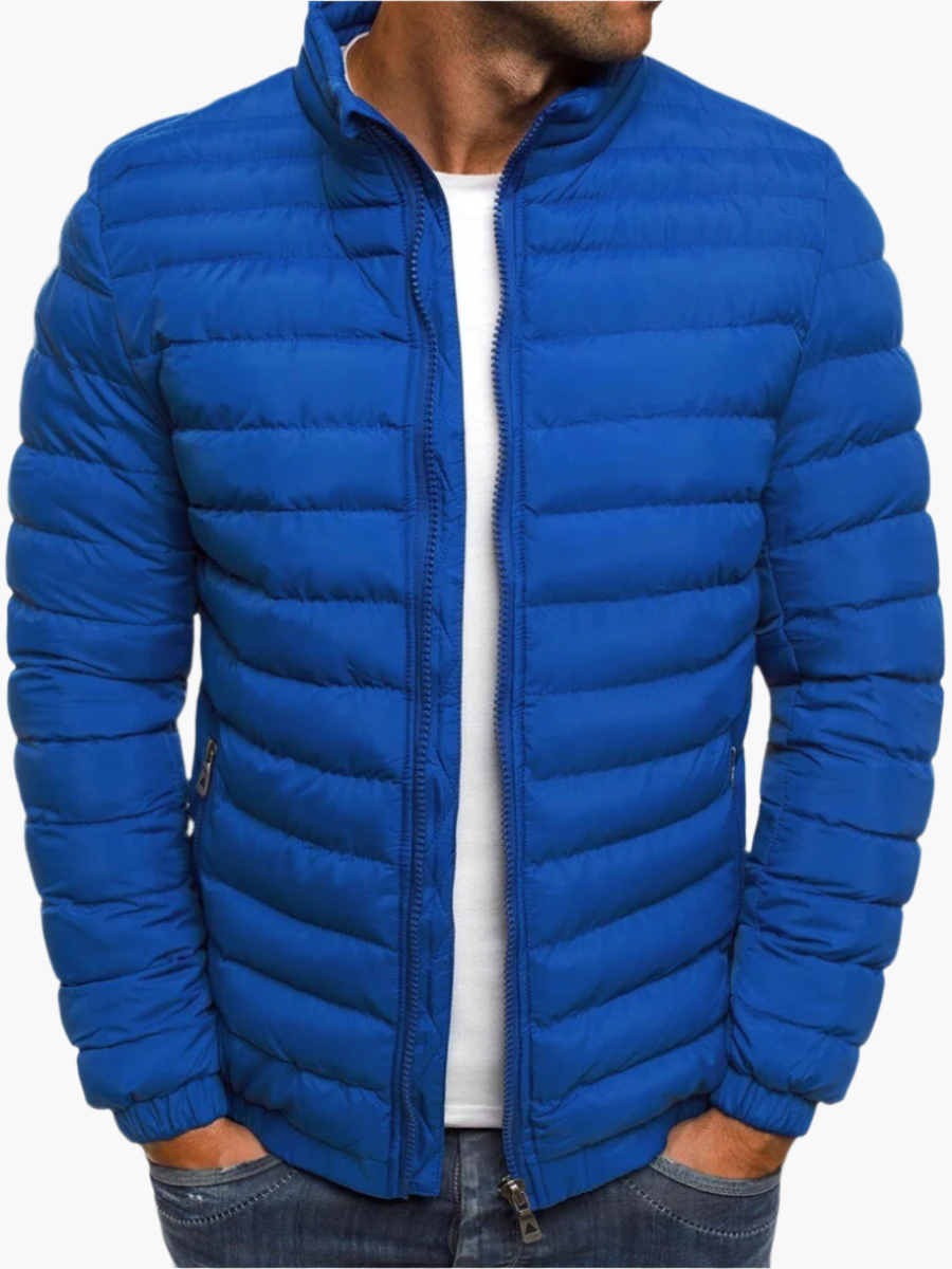 Men's Modern Quilted Lightweight Puffer Jacket for Everyday Casual and Outdoor Wear