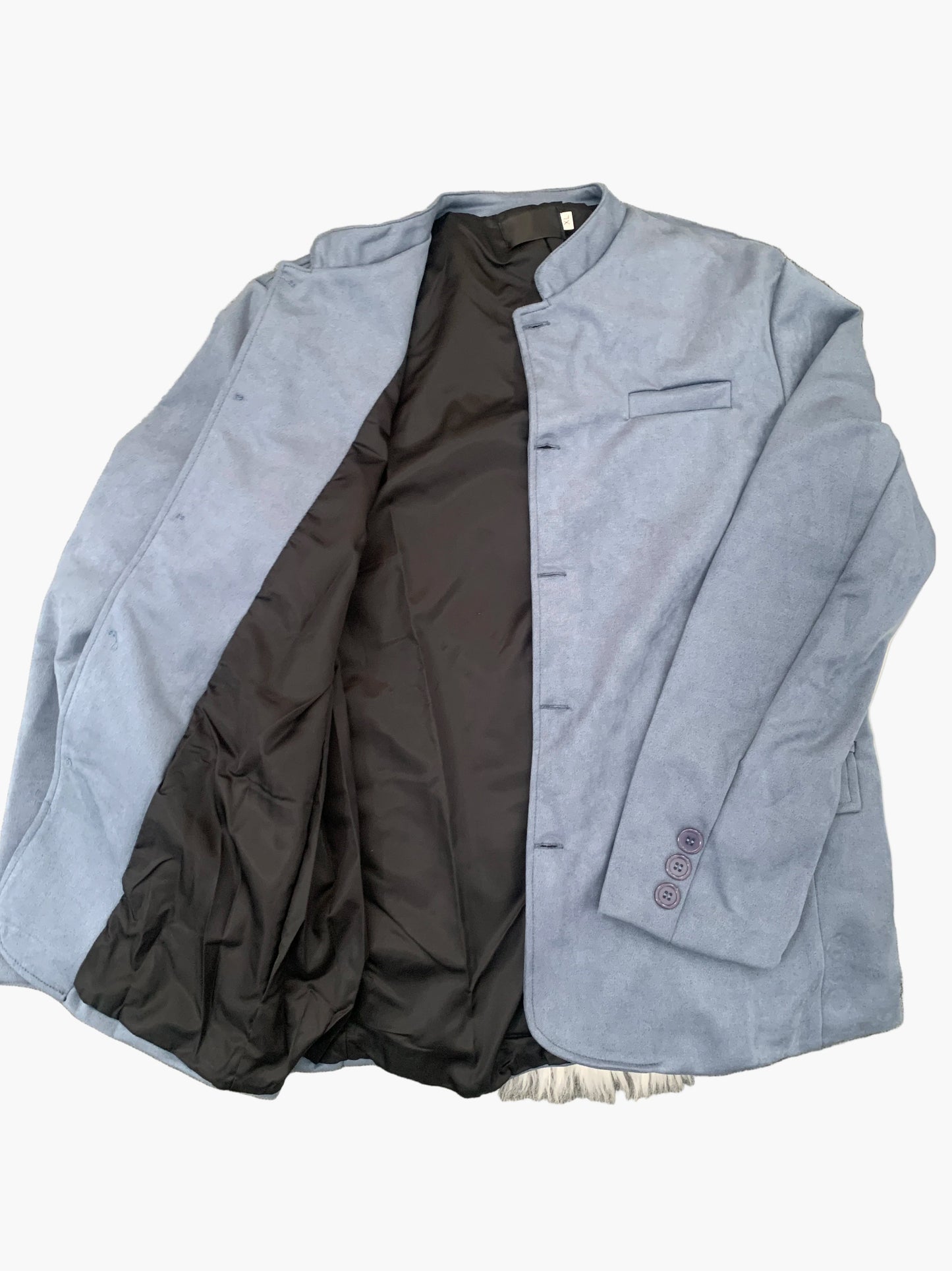 Men's Classic Italian Tailored Stand Collar Blazer – Modern Formal & Casual Elegance