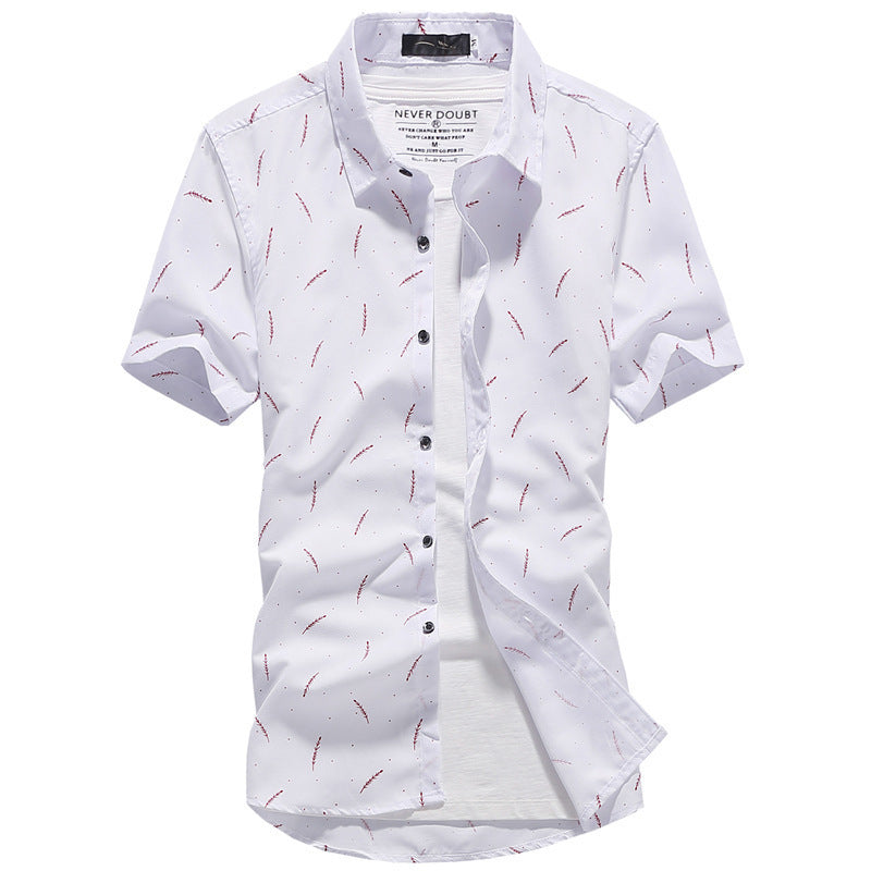 Norman – Men's Slim Fit Short-Sleeved Shirt