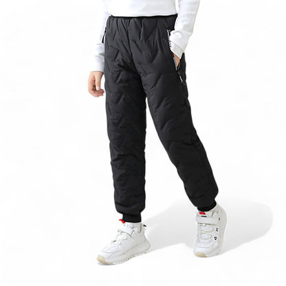 Kids' Outdoor Winter Pants - Water-Resistant, Fleece-Lined, Windproof, Adventure-Ready