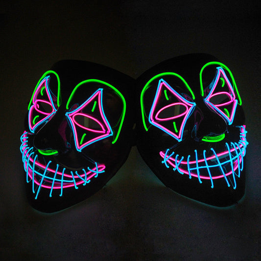 Halloween LED Luminous Mask for Parties and Costume Cosplay
