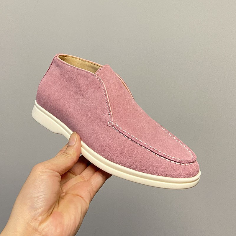 Catherine – Retro Flat Ankle-length Loafers