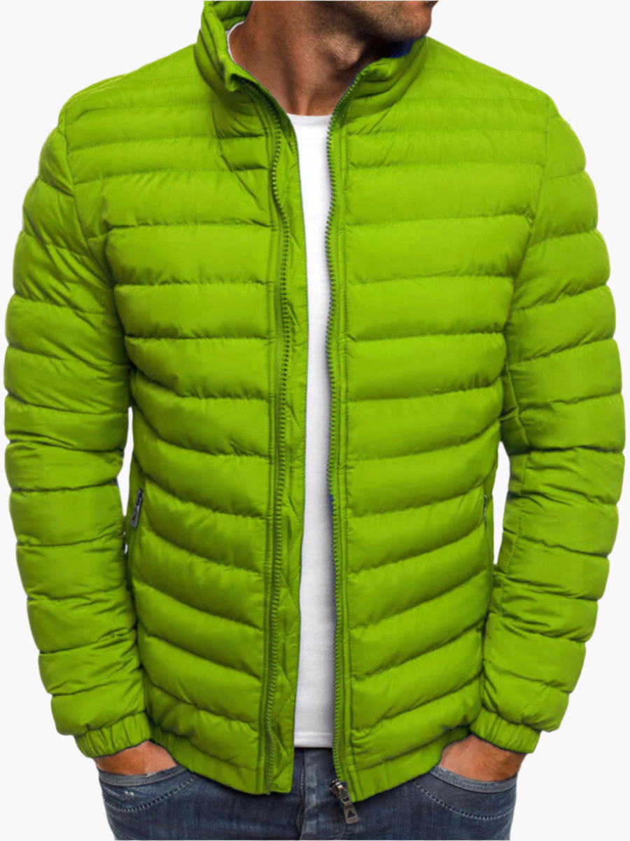 Men's Modern Quilted Lightweight Puffer Jacket for Everyday Casual and Outdoor Wear