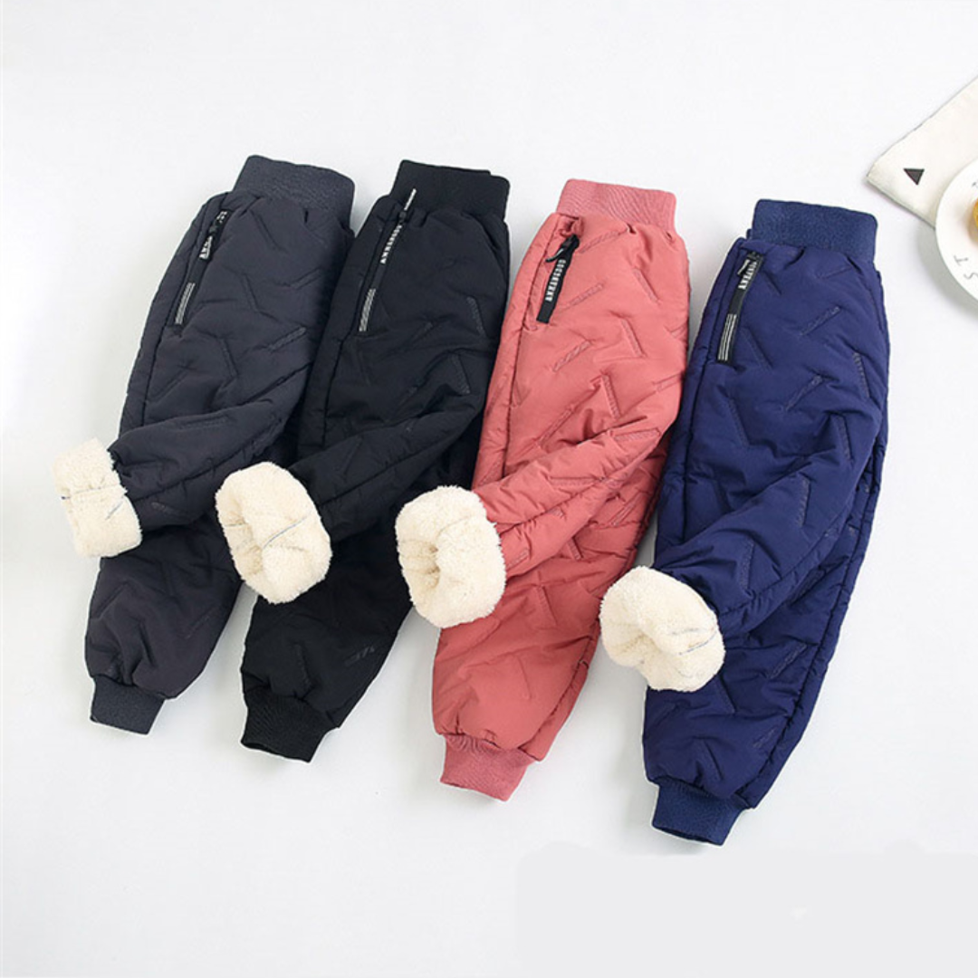 Kids' Outdoor Winter Pants - Water-Resistant, Fleece-Lined, Windproof, Adventure-Ready