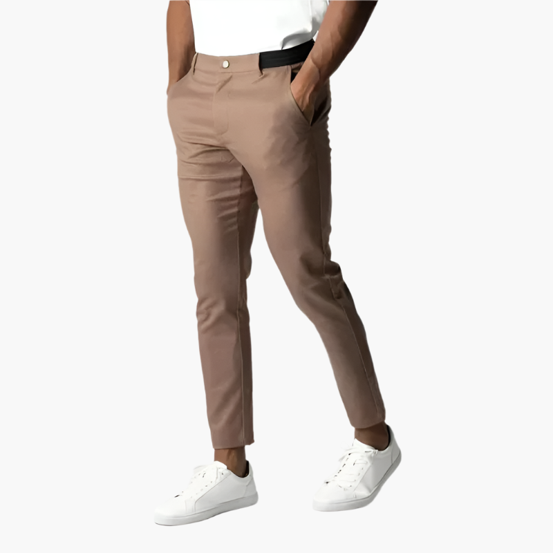 Men's Slim Fit Chino Pants for Versatile Style and Comfort