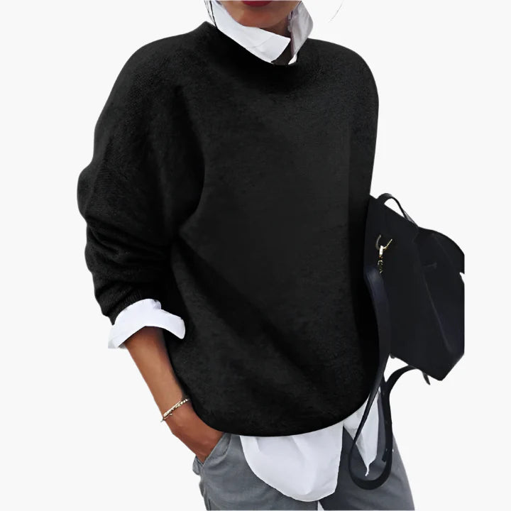 Women's Casual Relaxed Fit Sweater Pullover – Modern Everyday Style