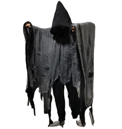 Halloween Hooded Reaper Costume Robe for Adults – Spooky Party Cloak Outfit