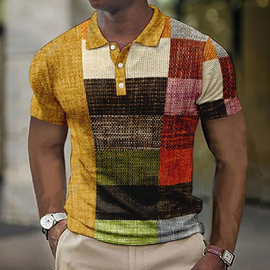 Rowan – Fashion Digital Printed Plaid Shirt