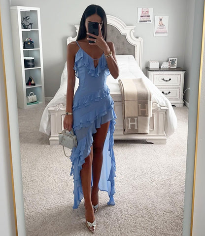 Susan – Irregular Solid Color Dress