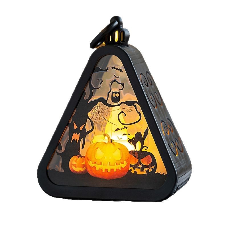 Halloween Tabletop LED Lanterns – Spooky Decorative Lights for Parties and Home Decor