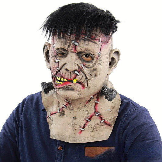 Halloween Full Head Monster Mask for Adults – Scary Costume Prop for Parties & Trick-or-Treat