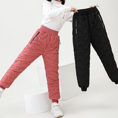Kids' Outdoor Winter Pants - Water-Resistant, Fleece-Lined, Windproof, Adventure-Ready