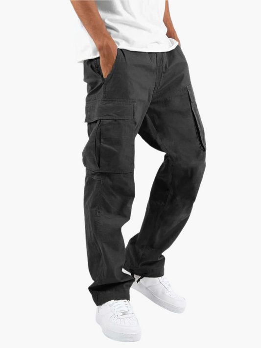 Men's Cargo Pants Relaxed Fit Streetwear Utility Trousers